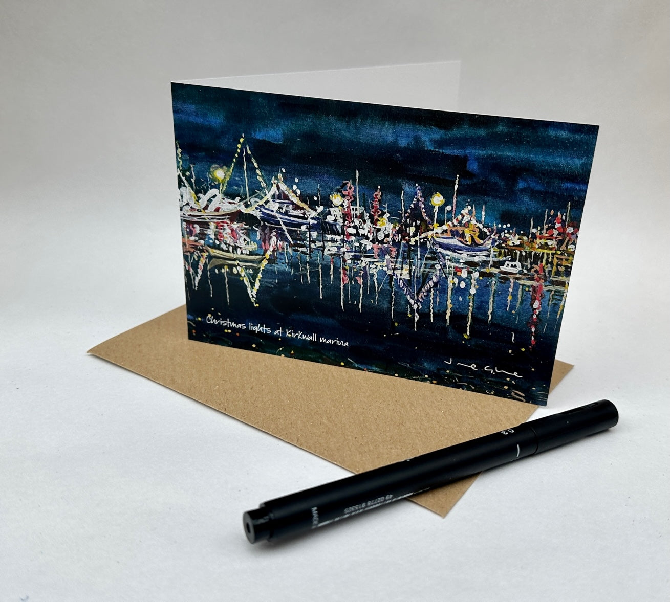 Boxed set of six cards/New work